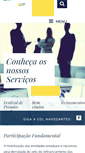 Mobile Screenshot of cdlnavegantes.com.br